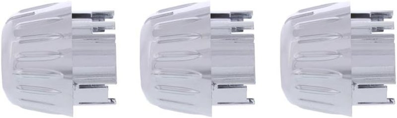 C2W Chrome Outer A/C Control Knob Set 2006-20 Fits Kenworth W900, T800, T660, C500 - Image 3
